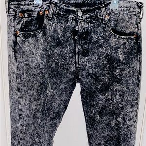 Levi’s 501 Vintage black acid wash jeans